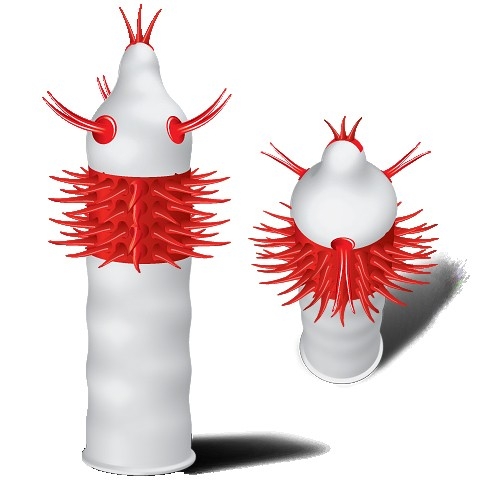 Стимулирующая насадка-презерватив "Luxe Конец света" 