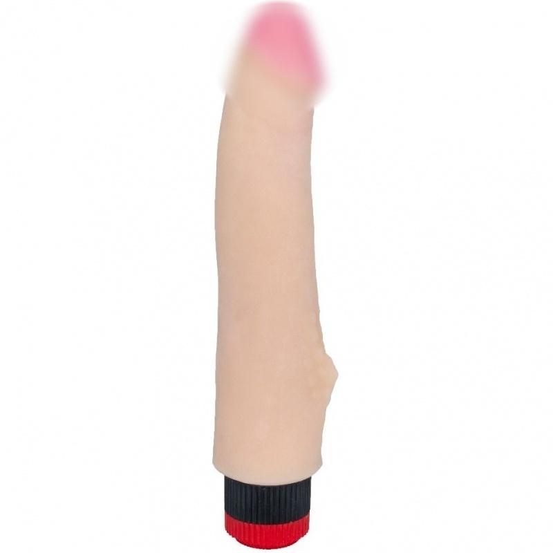 Вибратор с клиторальным стимулятором "Human Style 7,3" реалистичный 