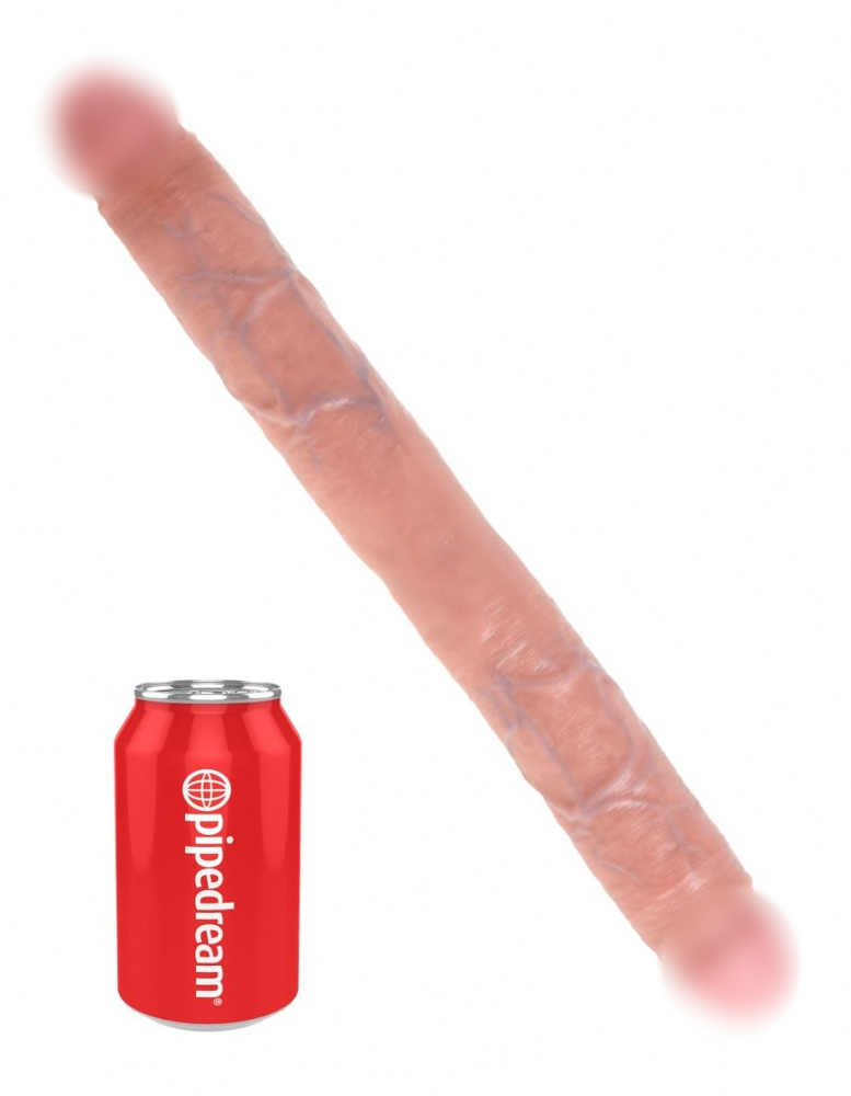 Фаллоимитатор двухголовый "King Cock 16" реалистичный 